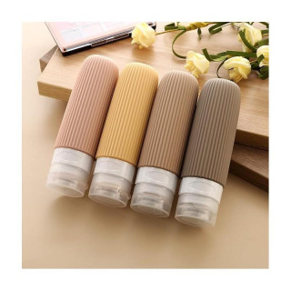 Színes 4 az 1-ben szilikon utazópalack-készlet