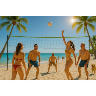 Röplabda/tollaslabda háló 600x240 cm