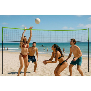 Röplabda/tollaslabda háló 600x240 cm