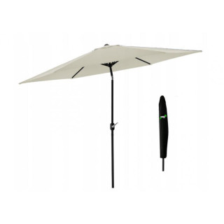 Bézs színű kerti napernyő - 3 m -