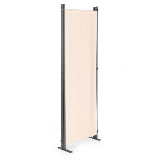 Bézs színű, összecsukható, 3 paneles paraván