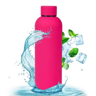 Sötétrózsaszín rozsdamentes acél termosz - 500 ml