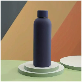 Sötétkék rozsdamentes acél termosz - 500 ml