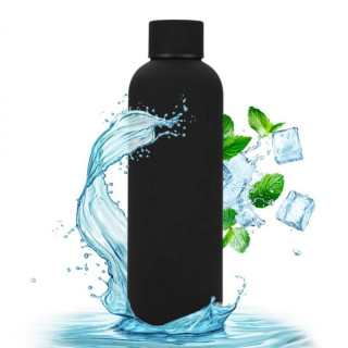 Rozsdamentes acél fekete termosz - 500 ml