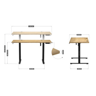 Állítható magasságú Mark Adler asztal - LEADER 7.0