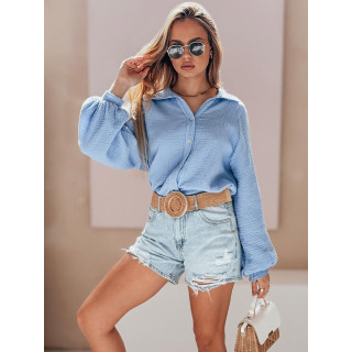 Női farmer rövidnadrág övvel SY0483