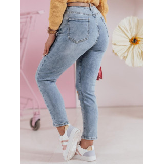 Női kék farmer virágmintával UY2467