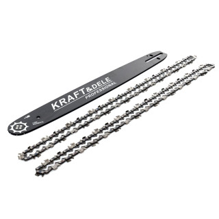 Vezetőlemez 18"/45 cm + 2 lánc KD10153