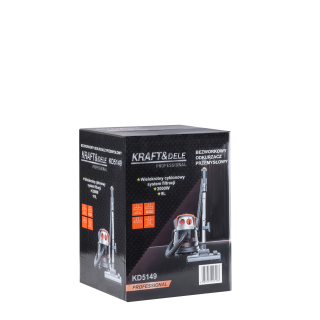 Porzsák nélküli ipari porszívó 2000W 9L KD5149