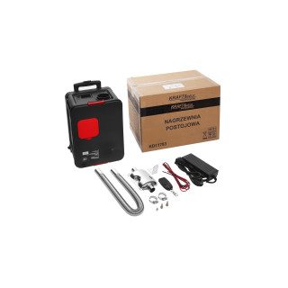 Mobil olajfűtő LCD 9kW távirányítóval 12/24/230V KD11783