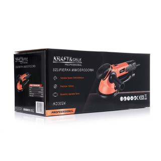 Véletlenszerű excentercsiszoló 1500W KD3024
