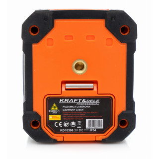 Keresztvonalas lézer piros sugárral KD10306