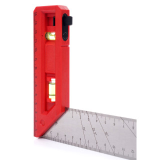 Szögmérő vízmértékkel 300-603 mm KD10727