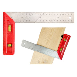 Uholník s vodováhou 250-603 mm KD10726