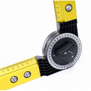 Építési derékszög, vízmérték, iránytű 3 az 1-ben KD10442