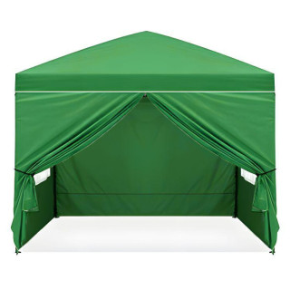 Zöld automata kerti sátor - 3x3 m -