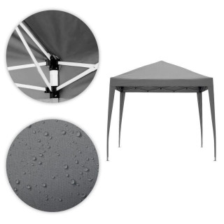 Szürke automata kerti sátor - 3x3 m -