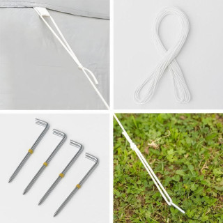 Automatikus fehér kerti sátor - 3x3 m