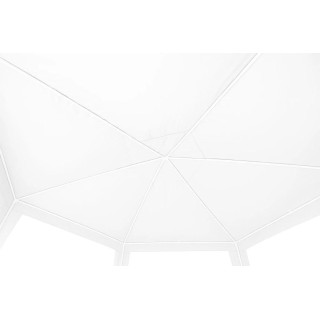 Fehér kerti pavilon szúnyoghálóval - 2x2x2 m -