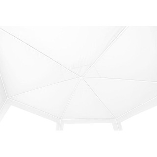 Fehér kerti pavilon sátor ablakokkal - 2x2x2 m -