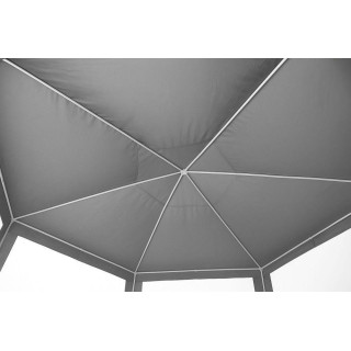 Kerti szürke pavilon sátor ablakokkal - 2x2x2 m
