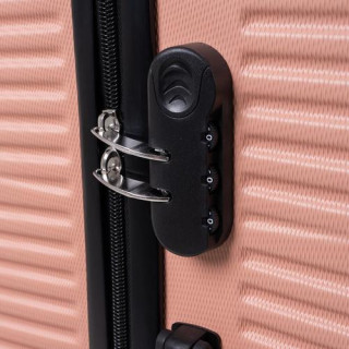 Rózsaszín 3 az 1-ben Trizand bőrönd szett