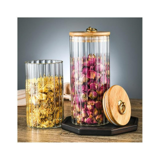 Hornyolt tartály bambusz fedéllel - 1150 ml