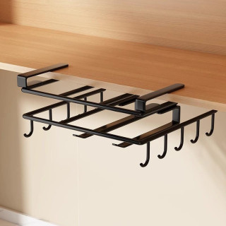 Fekete konyhai függőszekrény tartó