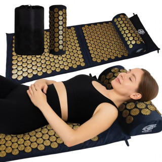 Akupresúrna a masážna podložka s vankúšom