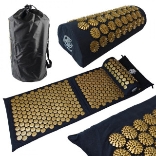 Akupresszúrás és masszázsszőnyeg párnával