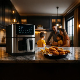 8 literes forrólevegős fritőz