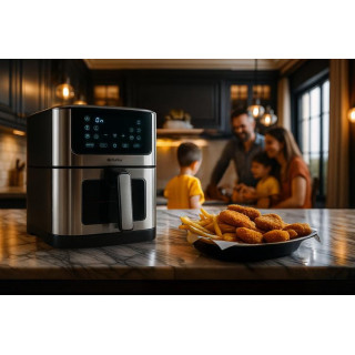 8 literes forrólevegős fritőz