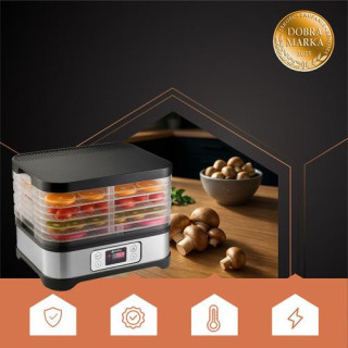 Szárítógép gombákhoz, gyümölcsökhöz és zöldségekhez