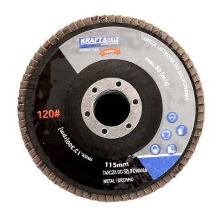 10 db-os lamellás csiszolótárcsa készlet 115 mm P80 KD962