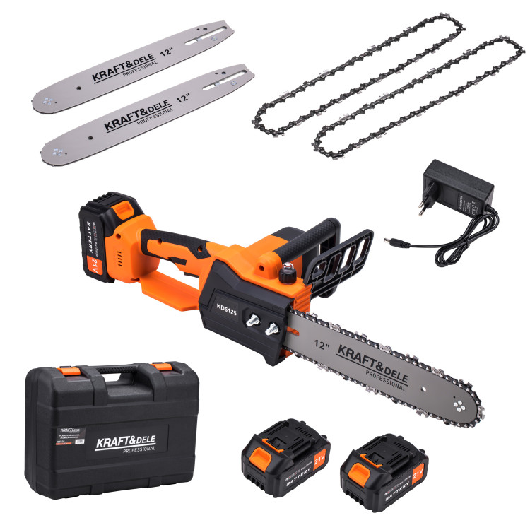 Akkus fűrész 2x21V 4Ah + tartozékok KD5125