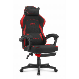 Cabro C502 fekete és piros szövetből készült gamer szék