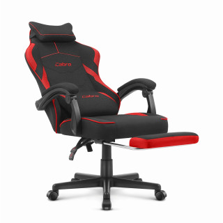 Cabro C502 fekete és piros szövetből készült gamer szék