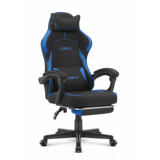 Cabro C502 fekete és kék szövetből készült gamer szék