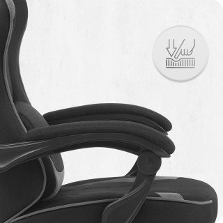 Cabro C504 fekete és szürke szövet gamer szék