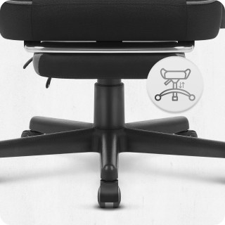 Cabro C504 fekete és szürke szövet gamer szék