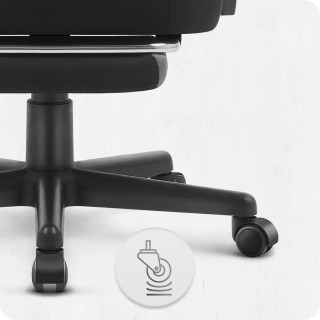 Cabro C504 fekete és szürke szövet gamer szék