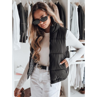 Steppelt fekete női mellény TY4974