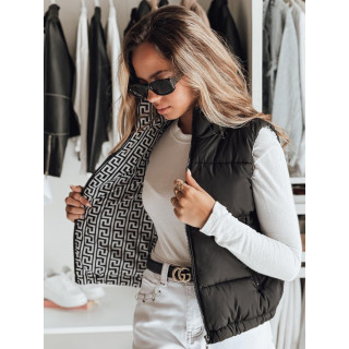 Steppelt fekete női mellény TY4974