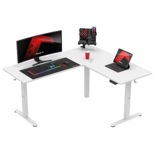 Elektromos fehér sarokasztal Huzaro HERO 9.5 WHITE