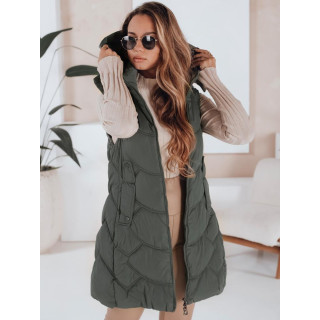 Szigetelt zöld női mellény TY5103