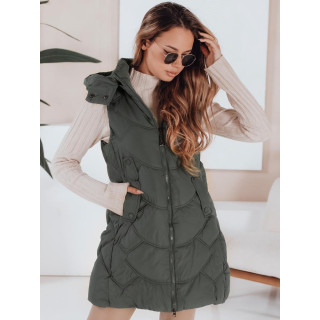 Szigetelt zöld női mellény TY5103