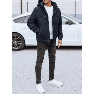 Férfi sötétkék átmeneti kabát TX5032