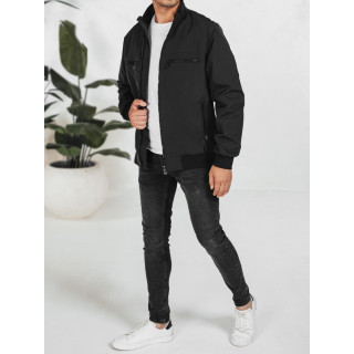 Fekete férfi átmeneti kabát TX5033