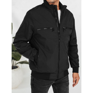 Fekete férfi átmeneti kabát TX5033