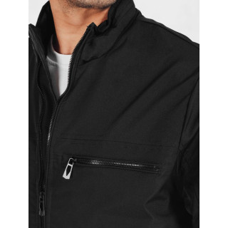 Fekete férfi átmeneti kabát TX5033